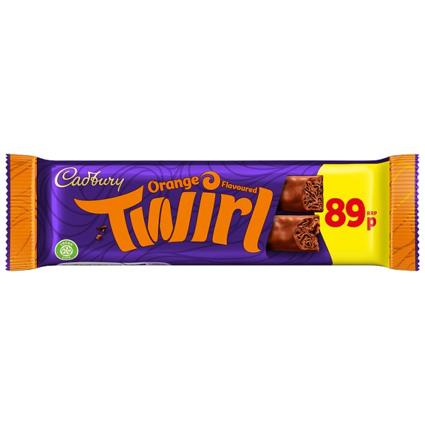 Cadbury Twirl Orange Chocolate Bar 43 g (48 x 43g)