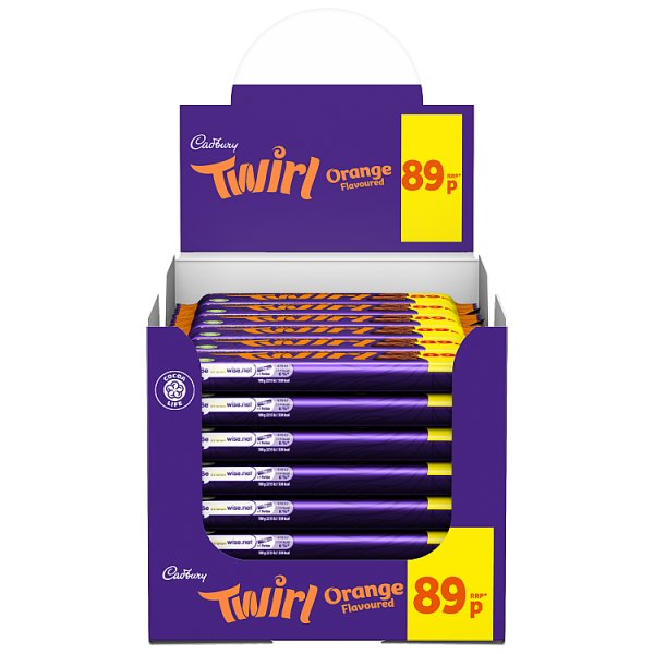 Cadbury Twirl Orange Chocolate Bar 43 g (48 x 43g)