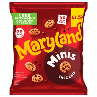 Maryland 6 Minis Choc Chip 118.8g (10 x 118.8g)