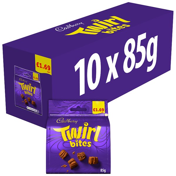 Cadbury Twirl Bites Chocolate Bag 85 g (10 x 85g)