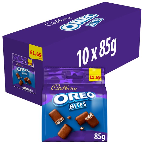 Cadbury Oreo Bites Chocolate Bag 85 g (10 x 85g)