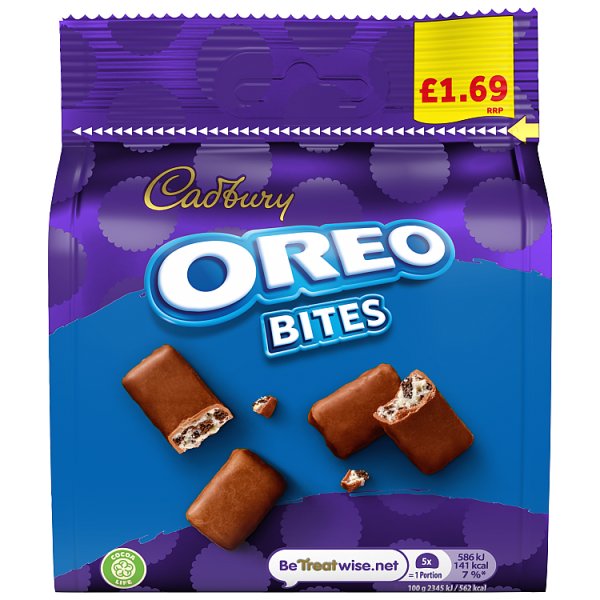 Cadbury Oreo Bites Chocolate Bag 85 g (10 x 85g)