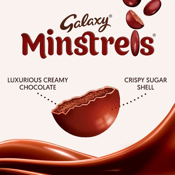 Galaxy Minstrels Milk Chocolate Buttons Pouch Bag 125g (15 x 118g)