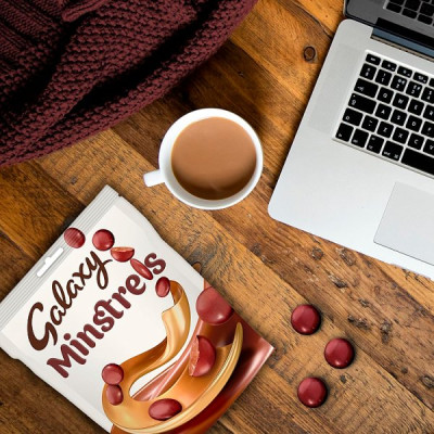Galaxy Minstrels Milk Chocolate Buttons Pouch Bag 125g (15 x 118g)