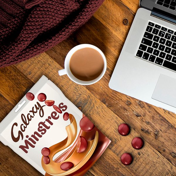Galaxy Minstrels Milk Chocolate Buttons Pouch Bag 125g (15 x 118g)