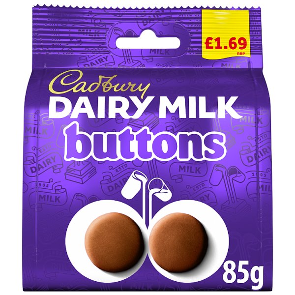 Cadbury Dairy Milk Buttons Chocolate Bag 85 g (10 x 85g)