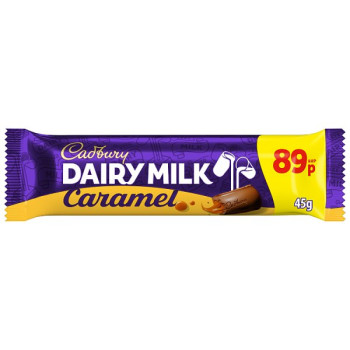 Cadbury Dairy Milk Caramel Chocolate Bar 45 g (48 x 45g)