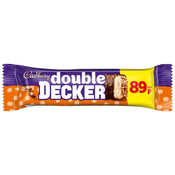 Cadbury Double Decker Chocolate Bar 54.5g (48 x 54.5g)