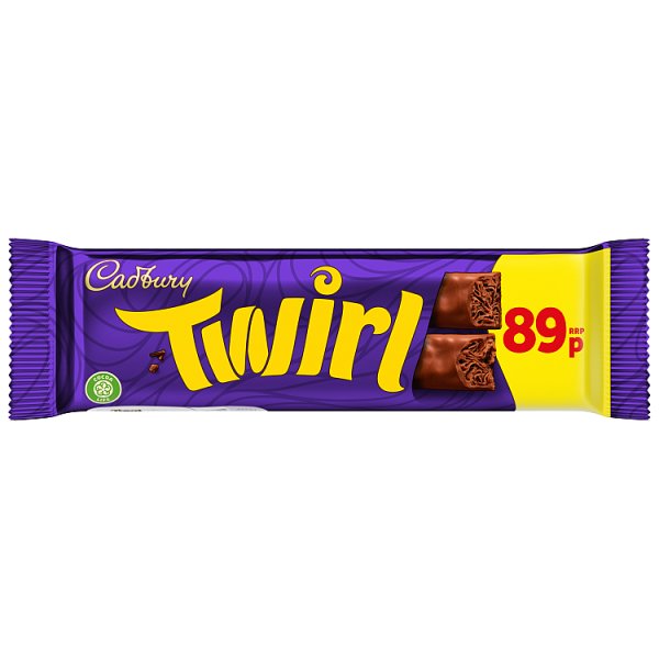 Cadbury Twirl Milk Chocolate Bar 43 g (48 x 43g)