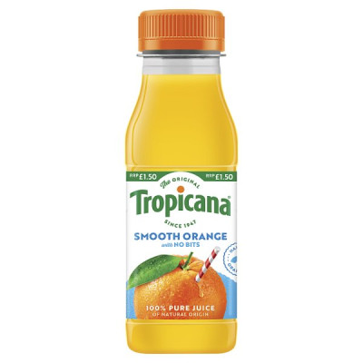 Tropicana Smooth Orange Fruit Juice 250ml (8 x 250ml)