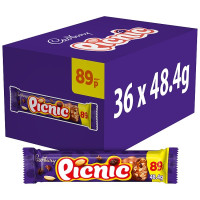 Cadbury Picnic Chocolate Bar 48.4g (36 x 48.4g)