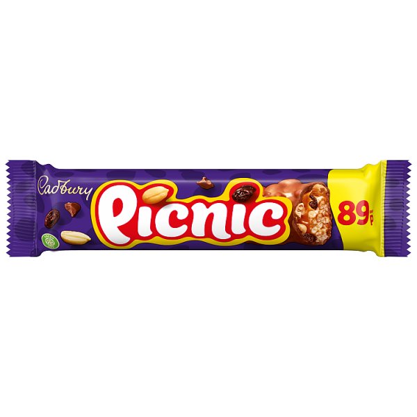 Cadbury Picnic Chocolate Bar 48.4g (36 x 48.4g)