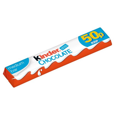 Kinder Medium Bar Chocolate 21g (36 x 21g) Kinder Medium Bar Chocolate 21g (36 x 21g)