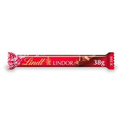 Lindt Lindor Milk Chocolate Treat Bar 38g (24 x 38g)