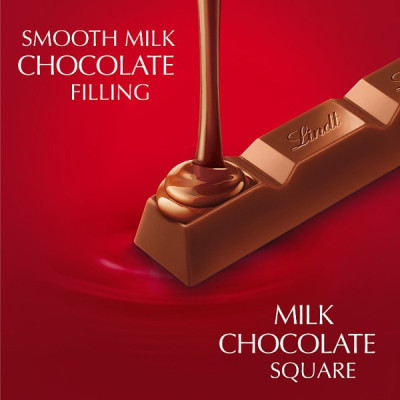 Lindt Lindor Milk Chocolate Treat Bar 38g (24 x 38g)