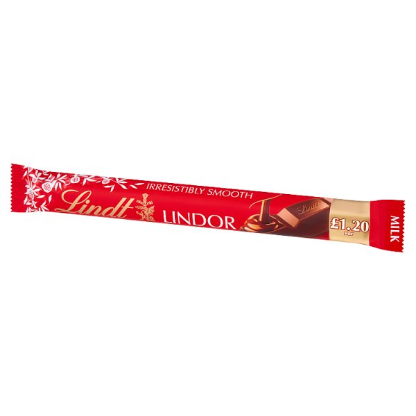 Lindt Lindor Milk Chocolate Treat Bar 38g (24 x 38g)