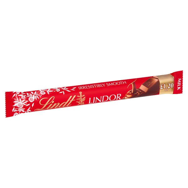 Lindt Lindor Milk Chocolate Treat Bar 38g (24 x 38g)