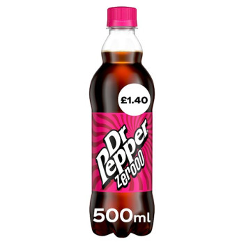Dr Pepper Zero 500ml (12 x 500ml)