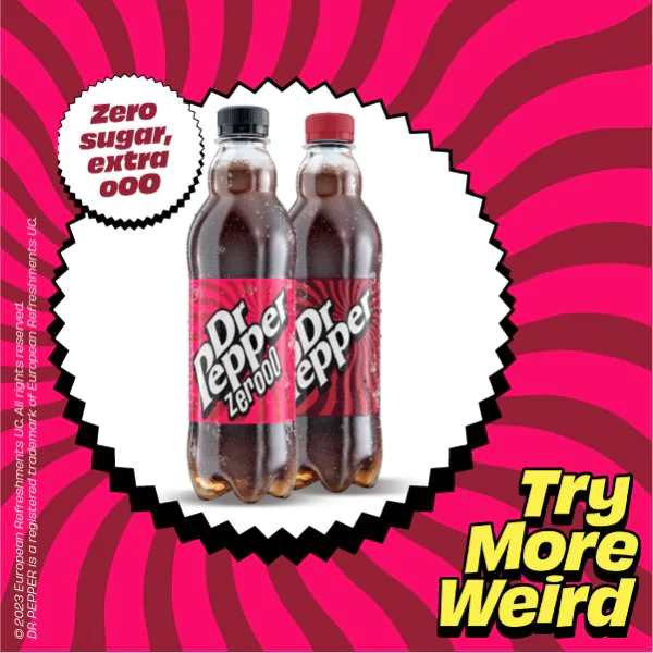Dr Pepper Zero 500ml (12 x 500ml)