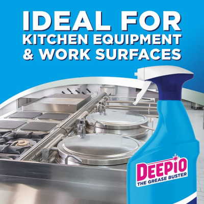 DEEPIO Professional Degreaser Spray 800ml (6 x 800ml)