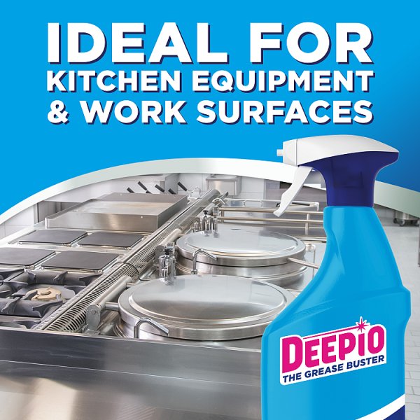 DEEPIO Professional Degreaser Spray 800ml (1 x 800ml)
