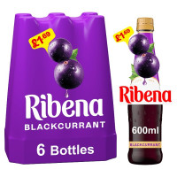 Ribena Blackcurrant Squash 600ml (6 x 600ml)