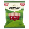 Richmond 8 Thick Pork Sausages 410g (1 x 410g)