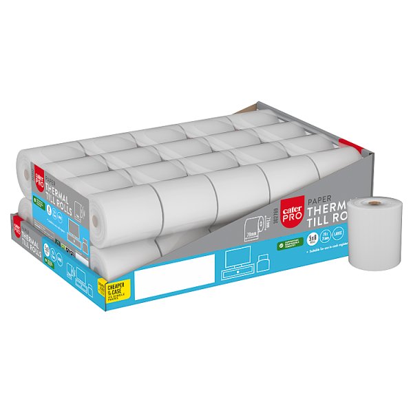 CaterPro 8 Large Paper Thermal Till Rolls (1 x 8s) CaterPro 8 Large Paper Thermal Till Rolls (1 x 8s)
