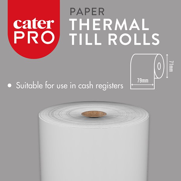CaterPro 8 Large Paper Thermal Till Rolls (1 x 8s) CaterPro 8 Large Paper Thermal Till Rolls (1 x 8s)