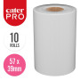 CaterPro 10 Large Paper Thermal Chip & Pin Rolls (5 x 10s)