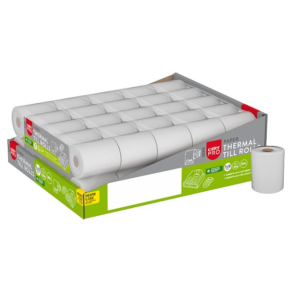 CaterPro 10 Small Paper Thermal Till Rolls (5 x 10s) CaterPro 10 Small Paper Thermal Till Rolls (5 x 10s)