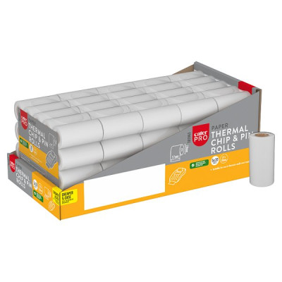 CaterPro 20 Paper Thermal Chip & Pin Rolls (1 x 20s)