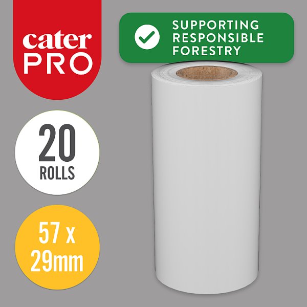 CaterPro 20 Paper Thermal Chip & Pin Rolls (1 x 20s)