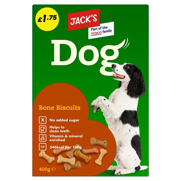 Jack's Dog Bone Biscuits 400g (5 x 400g)