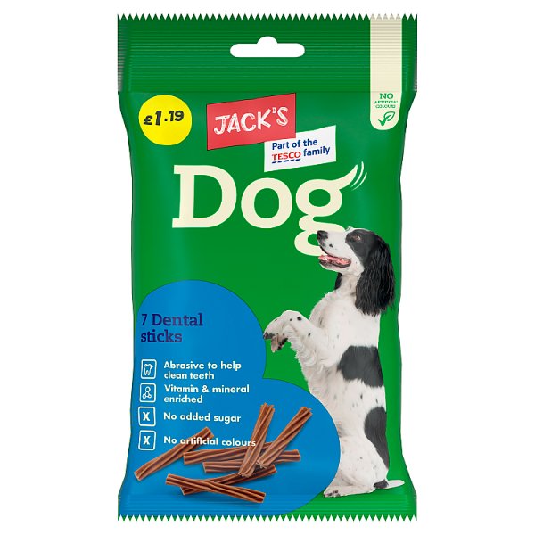 Jack's 7 Dog Dental Sticks 180g (13 x 180g)
