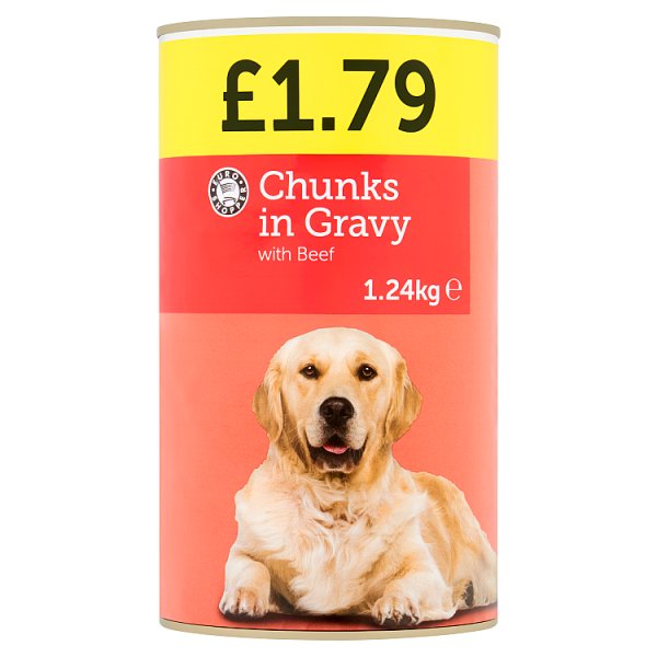 Euro Shopper Chunks in Gravy with Beef 1.24kg (6 x 1.24kg)