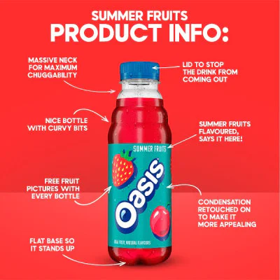 Oasis Summer Fruits 500ml (12 x 500ml)