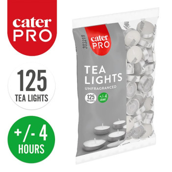 CaterPro 125 Tea Lights (8 x 125s) CaterPro 125 Tea Lights (8 x 125s)