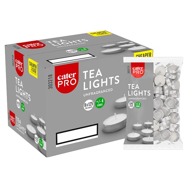 CaterPro 125 Tea Lights (8 x 125s)
