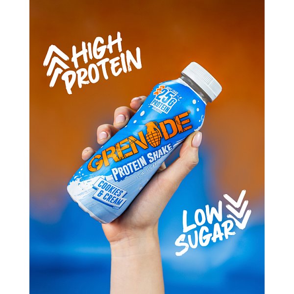 Grenade Cookies & Cream Flavour Protein Shake 330ml (8 x 330ml)