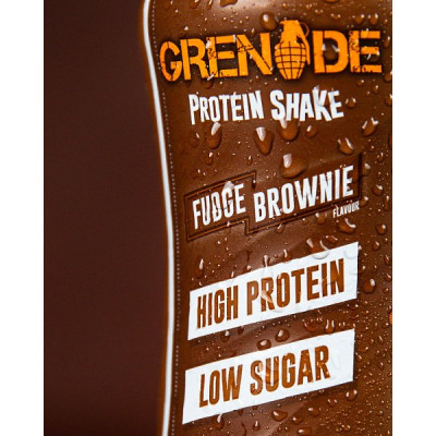 Grenade Fudge Brownie Flavour Protein Shake 330ml (8 x 330ml)