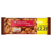 Euro Shopper Chocolate Chip Cookies 2 x 200g (12 x 400g)