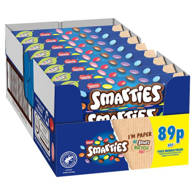 Smarties Milk Chocolate Tube 38g (24 x 38g)