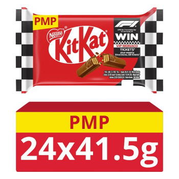 KitKat F1 4 Finger Milk Chocolate Biscuit Bar 41.5g (24 x 41.5g)