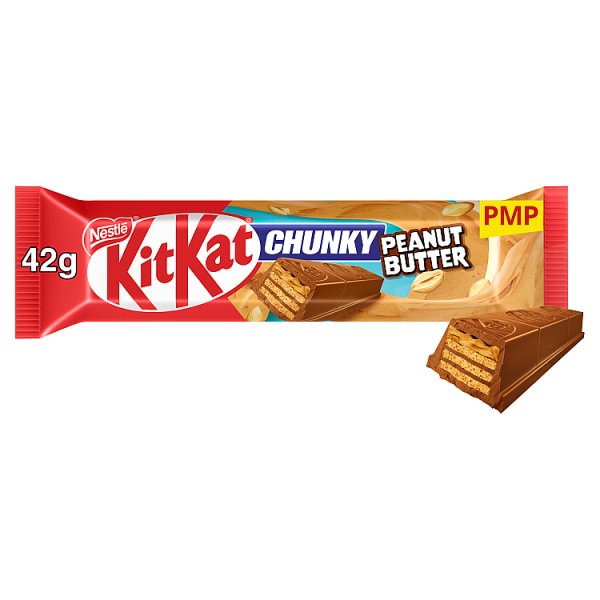 KitKat Chunky Peanut Butter Chocolate Bar 42g (24 x 42g)