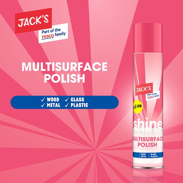 Jack's Shine Multisurface Polish 300ml (6 x 300ml)