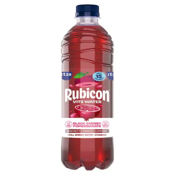 Rubicon Vits Water Black Cherry Pomegranate 500ml (12 x 500ml) Rubicon Vits Water Black Cherry Pomegranate 500ml (12 x 500ml)