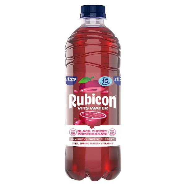 Rubicon Vits Water Black Cherry Pomegranate 500ml (12 x 500ml)