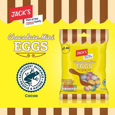 Jack's Chocolate Mini Eggs 87.5g (18 x 87.5g)