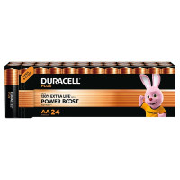 DURACELL Plus AA Batteries (24 Pack) – Power Boost Alkaline Batteries 1.5V (12 x 24pk)